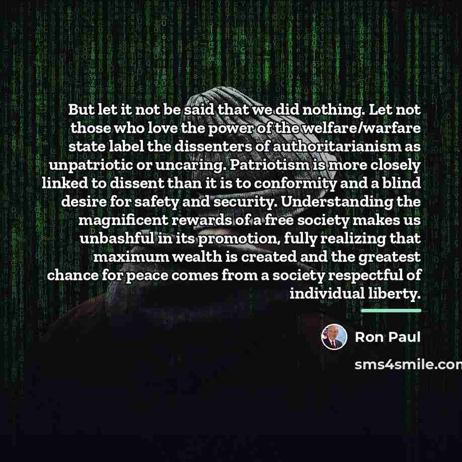 “But let it not be said that we did nothing.…” quote by Ron Paul