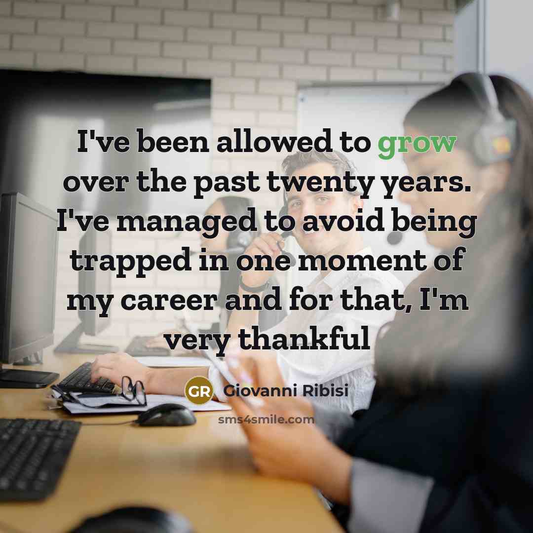 “I've been allowed to grow over the past twenty years.…” quote by Giovanni Ribisi