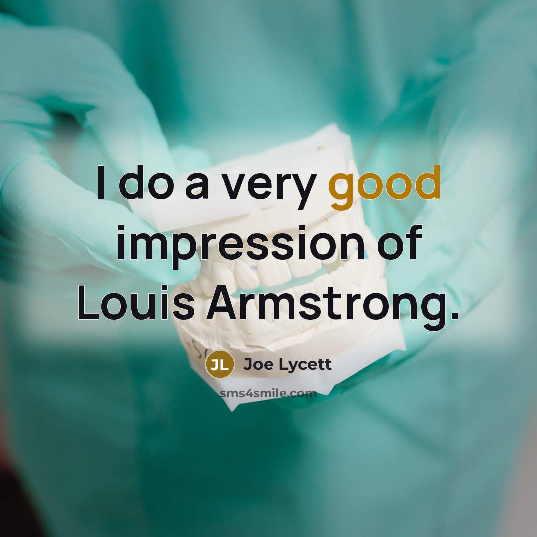 “I do a very good impression of Louis Armstrong.…” quote by Joe Lycett