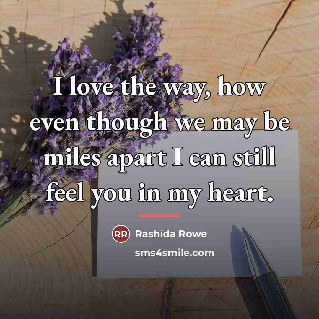 “I love the way, how even though we may be…” quote by Rashida Rowe