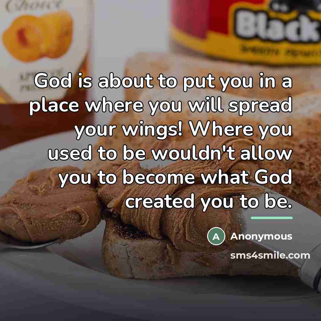 “God is about to put you in a place where…” quote by Anonymous