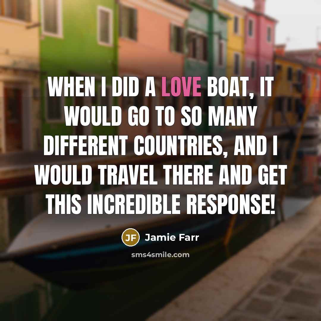 “When I did a Love Boat, it would go to…” quote by Jamie Farr