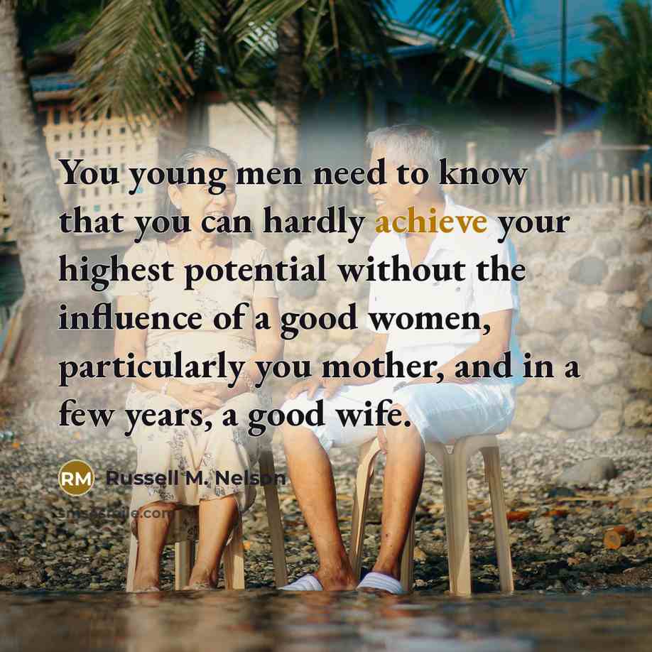 “You young men need to know that you can hardly…” quote by Russell M. Nelson