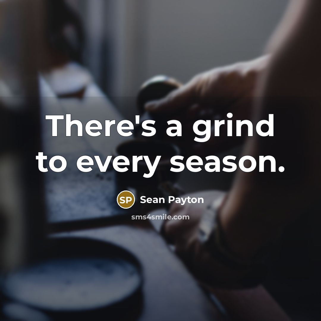 “There's a grind to every season.…” quote by Sean Payton
