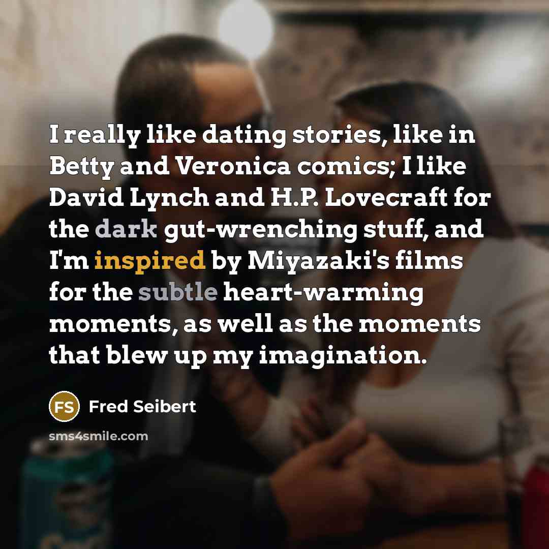 “I really like dating stories, like in Betty and Veronica…” quote by Fred Seibert