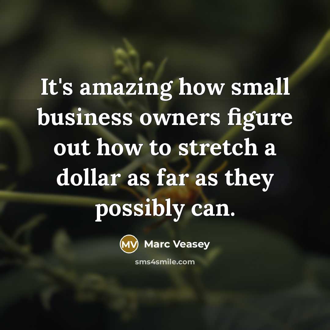 “It's amazing how small business owners figure out how to…” quote by Marc Veasey