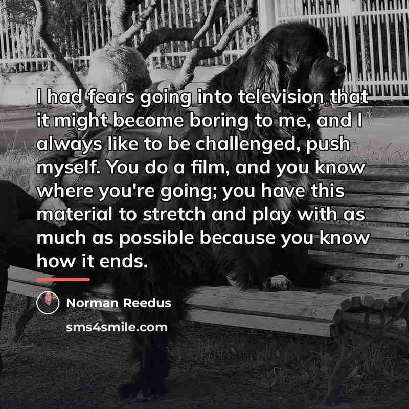 “I had fears going into television that it might become…” quote by Norman Reedus