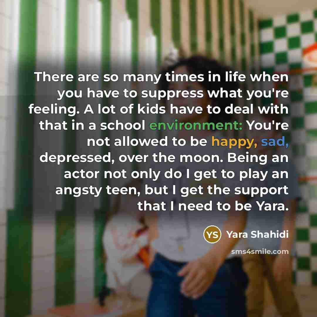 “There are so many times in life when you have…” quote by Yara Shahidi