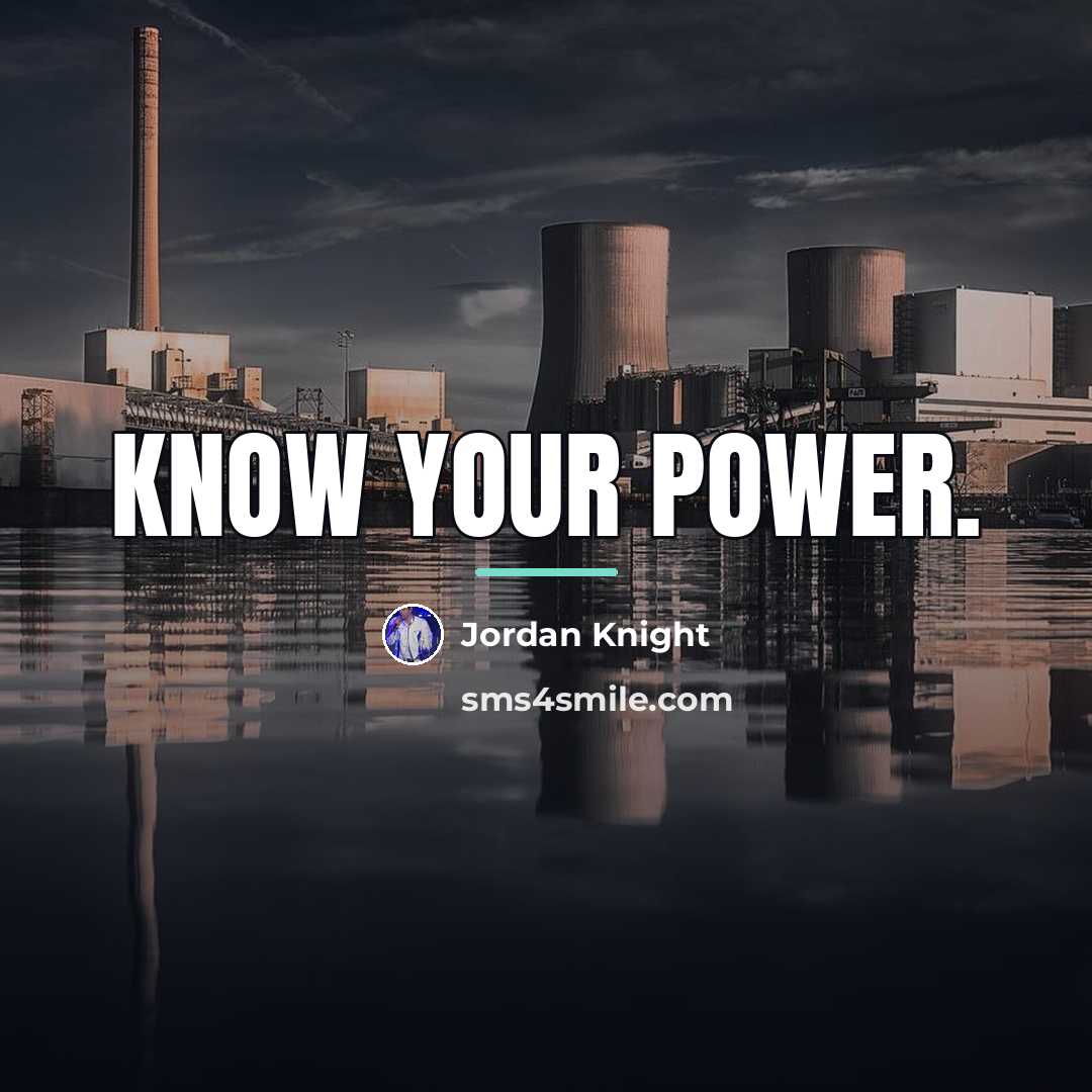 “Know your power.…” quote by Jordan Knight