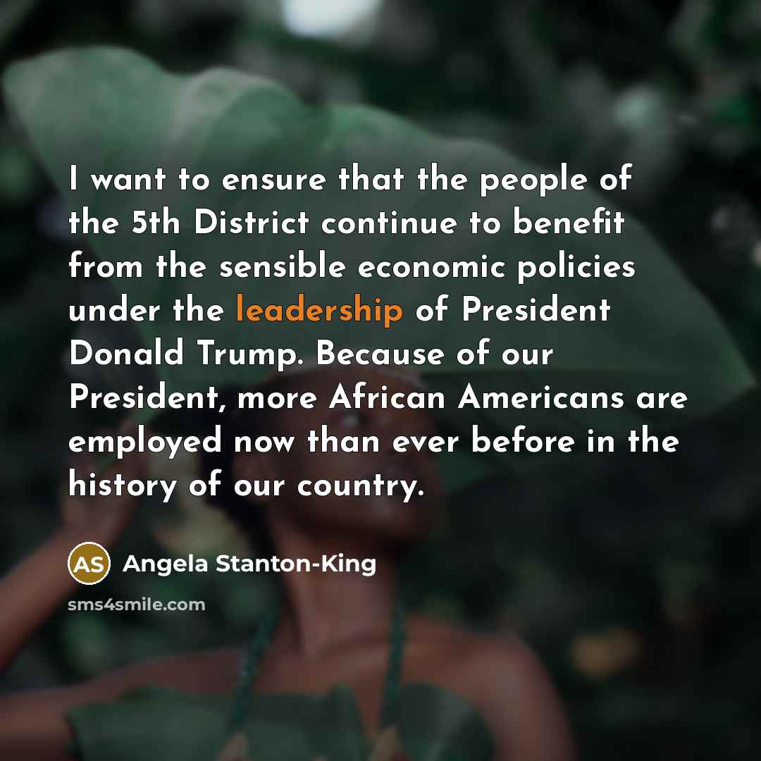 “I want to ensure that the people of the 5th…” quote by Angela Stanton-King