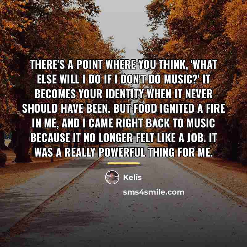 “There's a point where you think, 'What else will I…” quote by Kelis