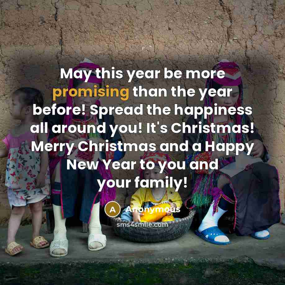 “May this year be more promising than the year before!…” quote by Anonymous