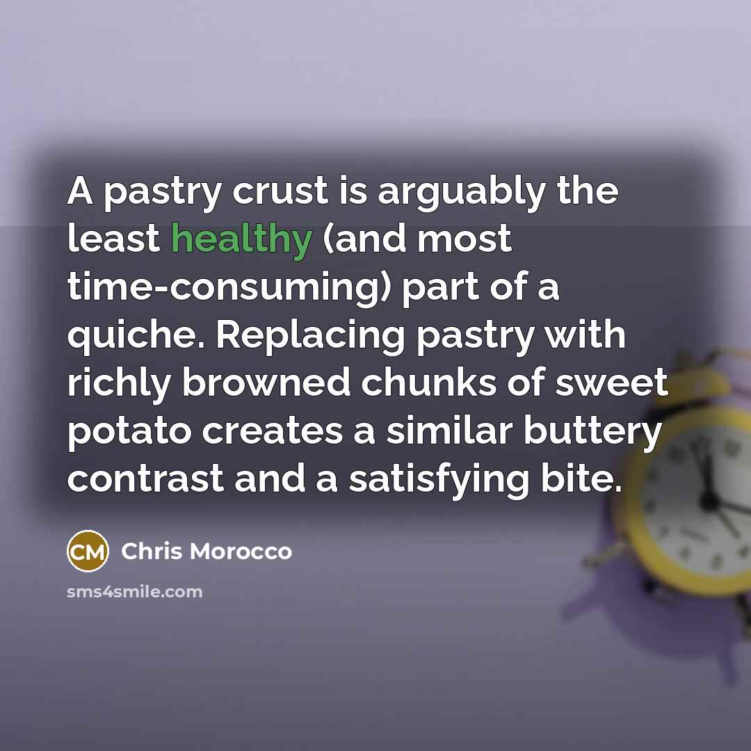 “A pastry crust is arguably the least healthy (and most…” quote by Chris Morocco