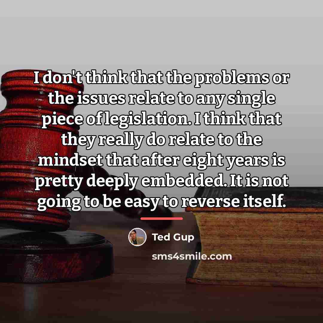 “I don't think that the problems or the issues relate…” quote by Ted Gup