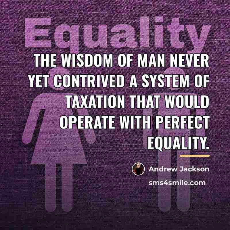 “The wisdom of man never yet contrived a system of…” quote by Andrew Jackson