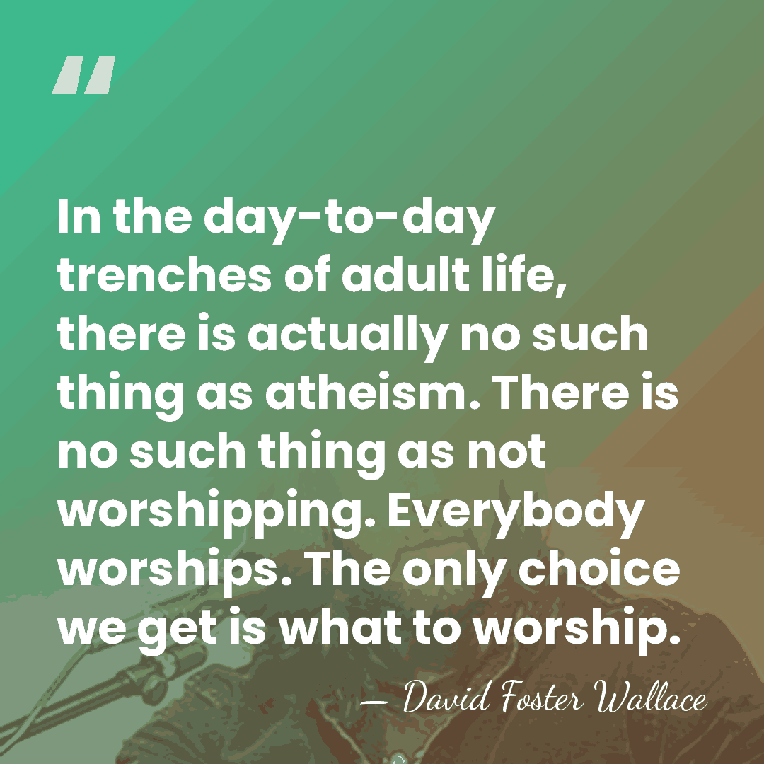 In the day-to-day trenches of adult life, there is actually no such&hellip; - David Foster Wallace