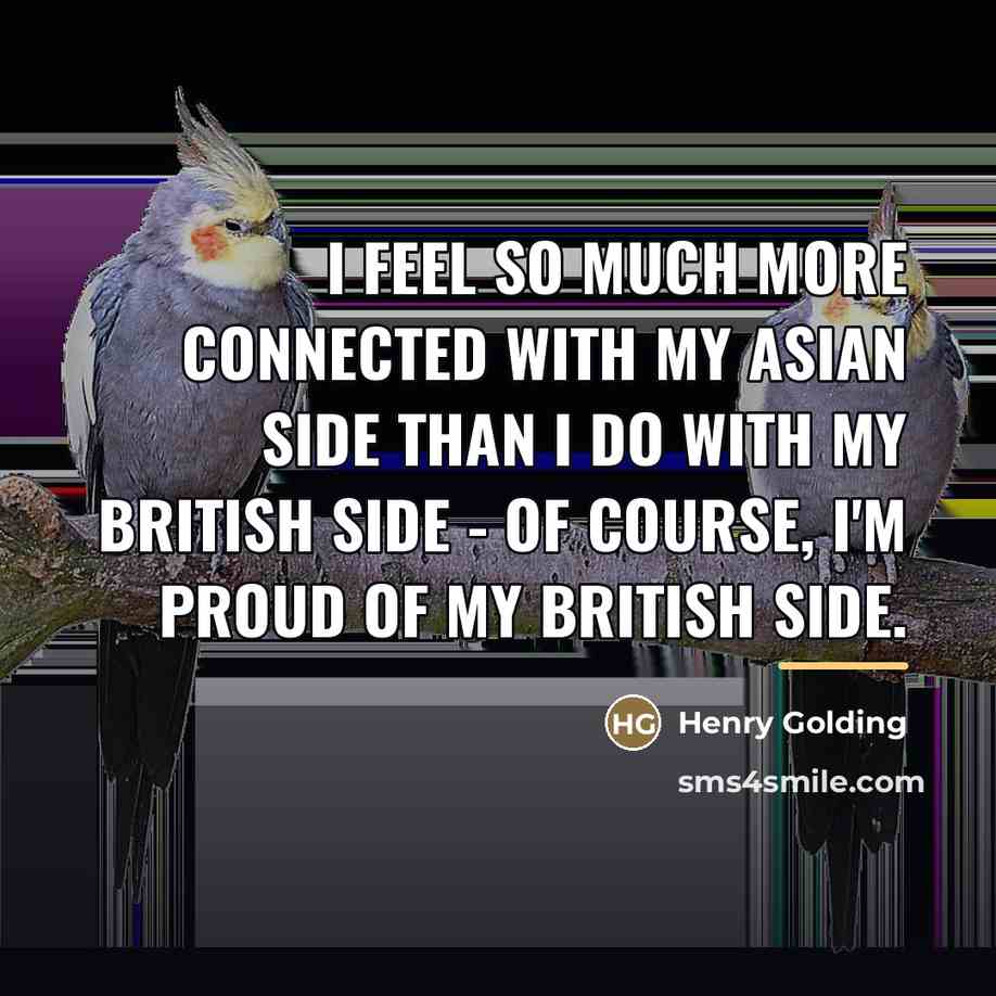 “I feel so much more connected with my Asian side…” quote by Henry Golding