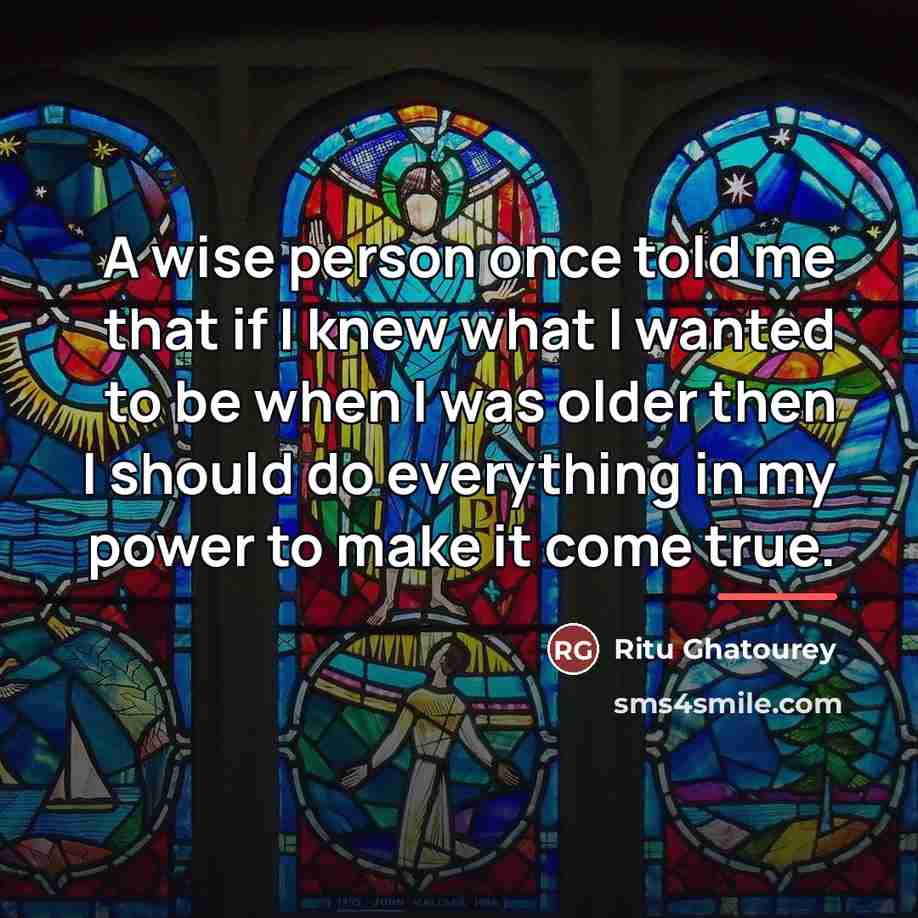 “A wise person once told me that if I knew…” quote by Ritu Ghatourey
