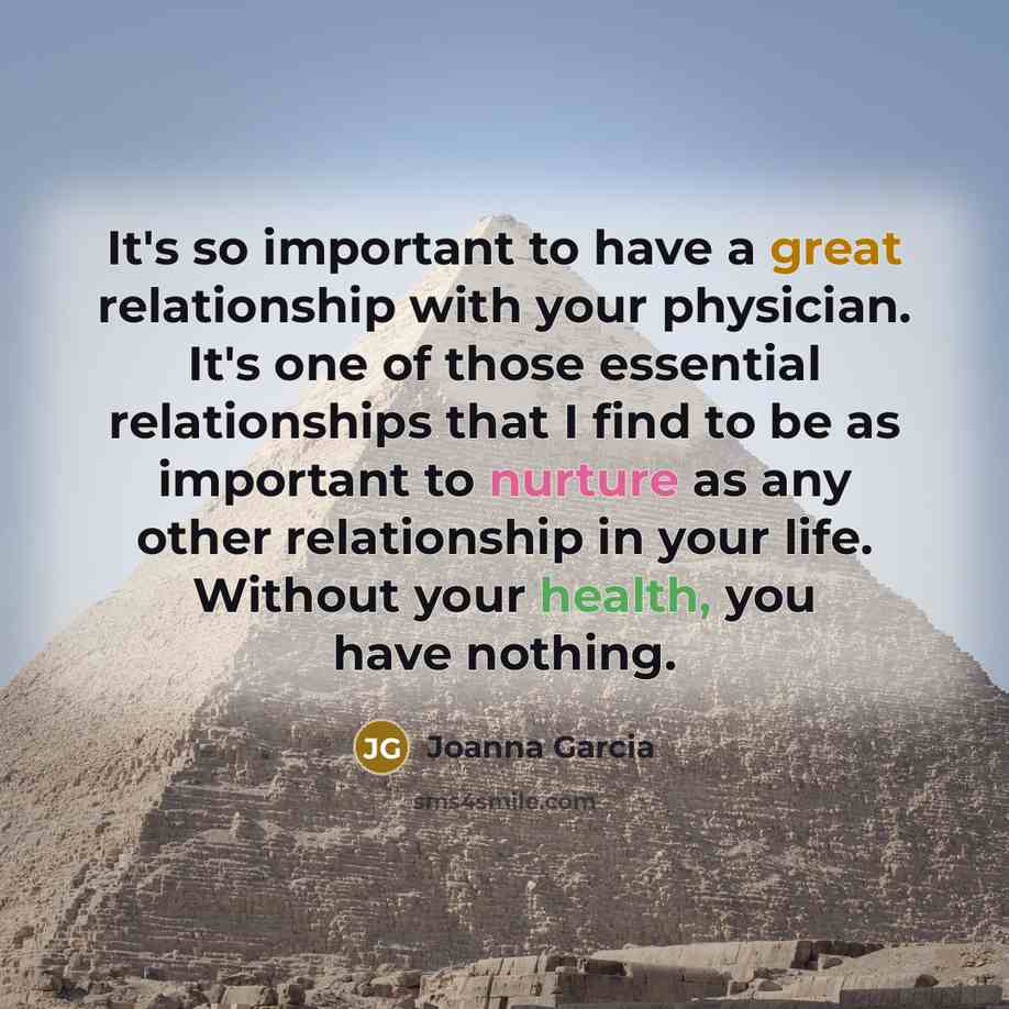 “It's so important to have a great relationship with your…” quote by Joanna Garcia