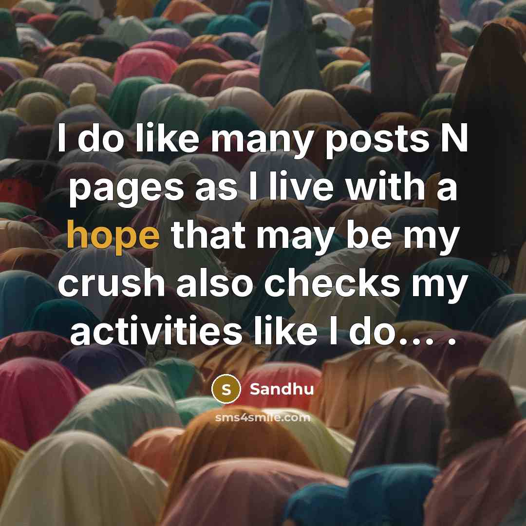 “I do like many posts N pages as I live…” quote by Sandhu