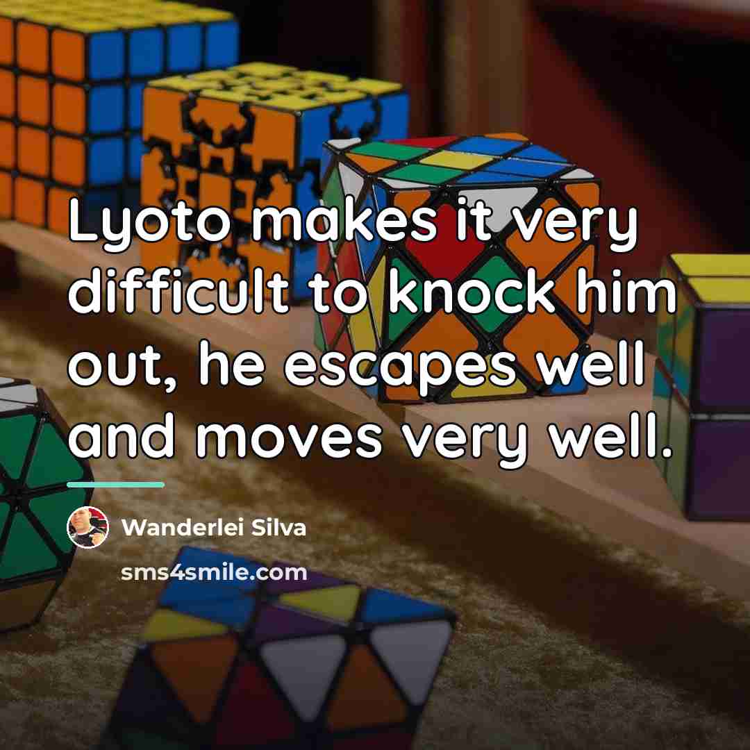 “Lyoto makes it very difficult to knock him out, he…” quote by Wanderlei Silva