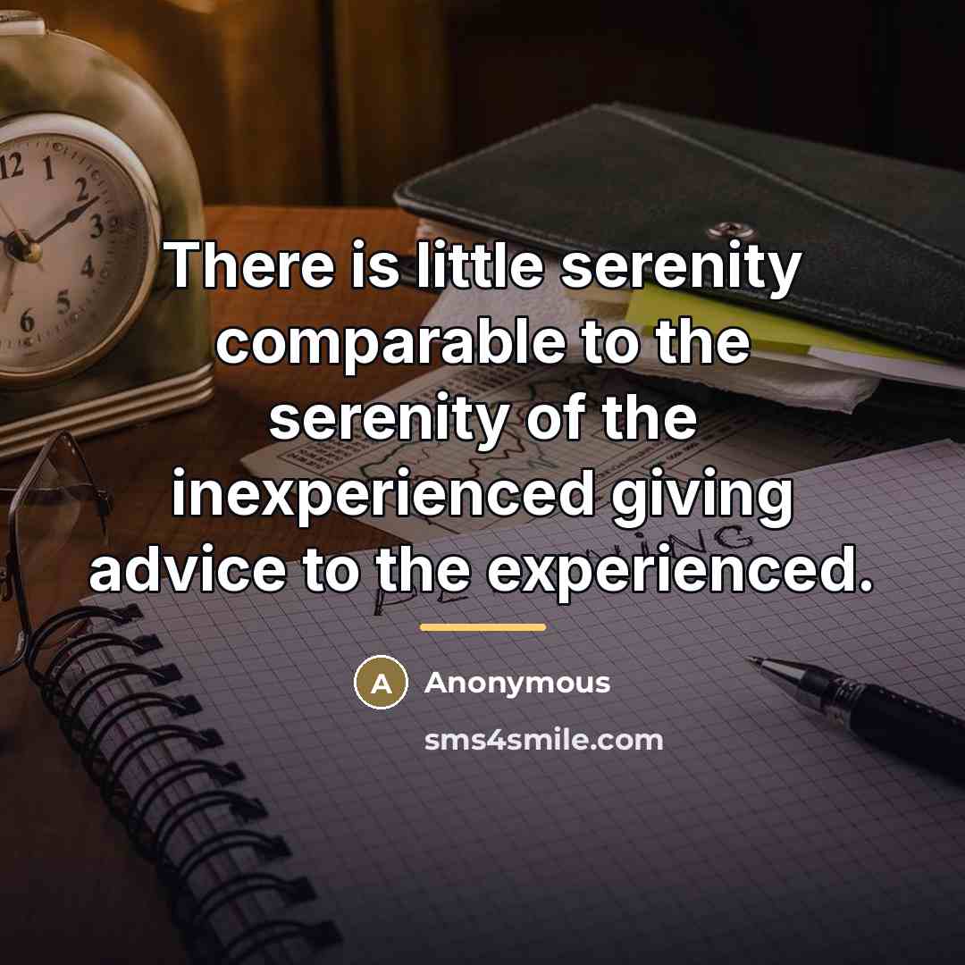 “There is little serenity comparable to the serenity of the…” quote by Anonymous