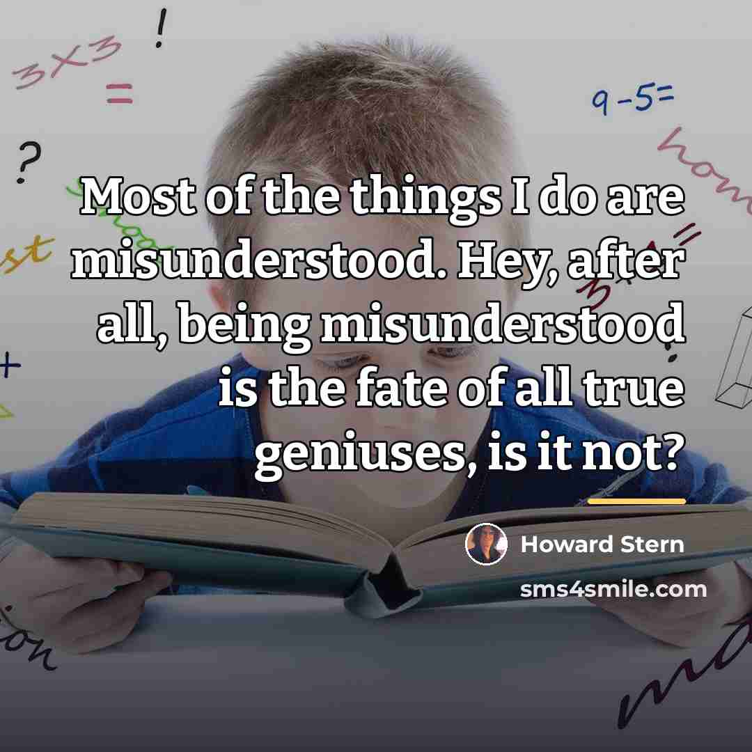 “Most of the things I do are misunderstood. Hey, after…” quote by Howard Stern