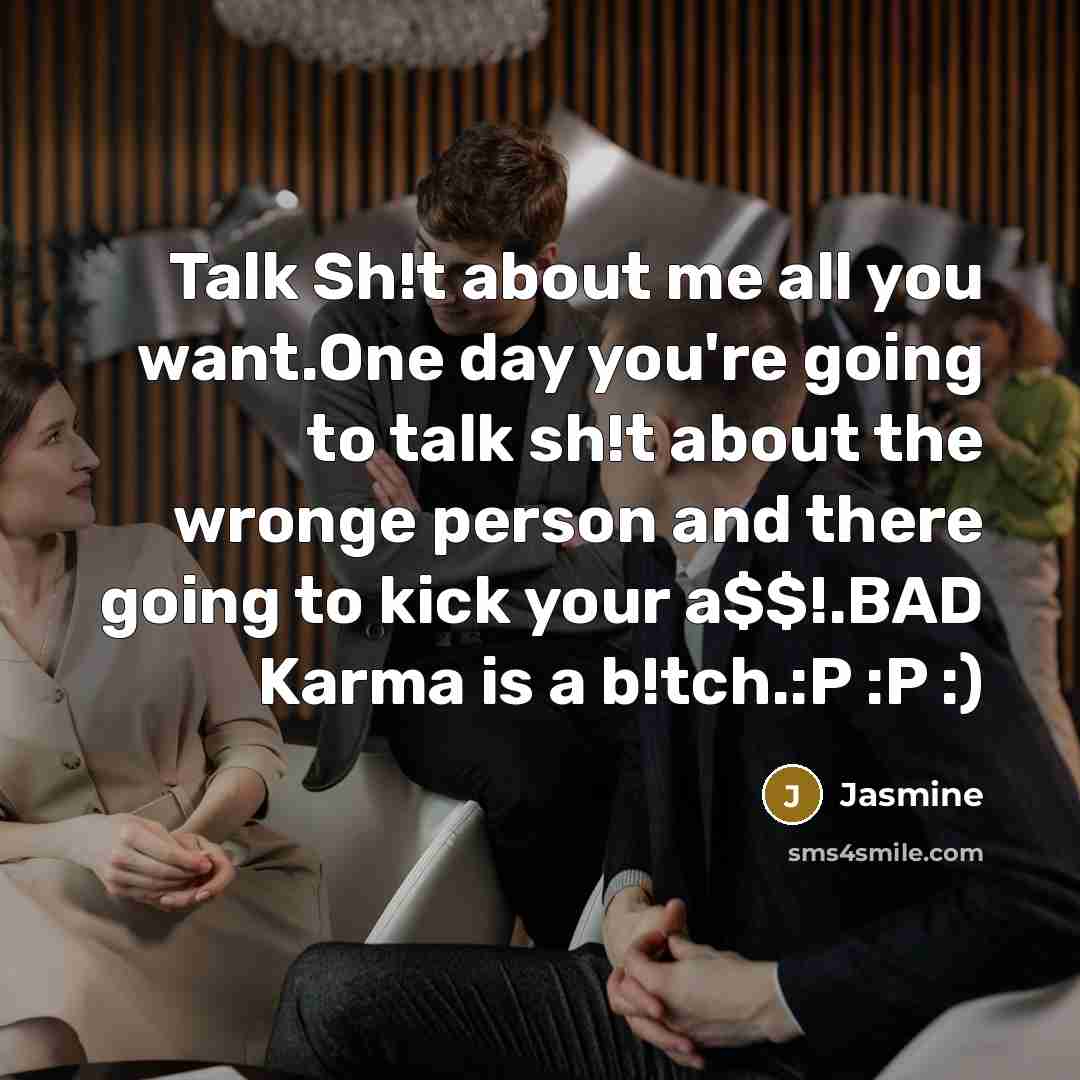 “Talk Sh!t about me all you want.One day you're going…” quote by Jasmine
