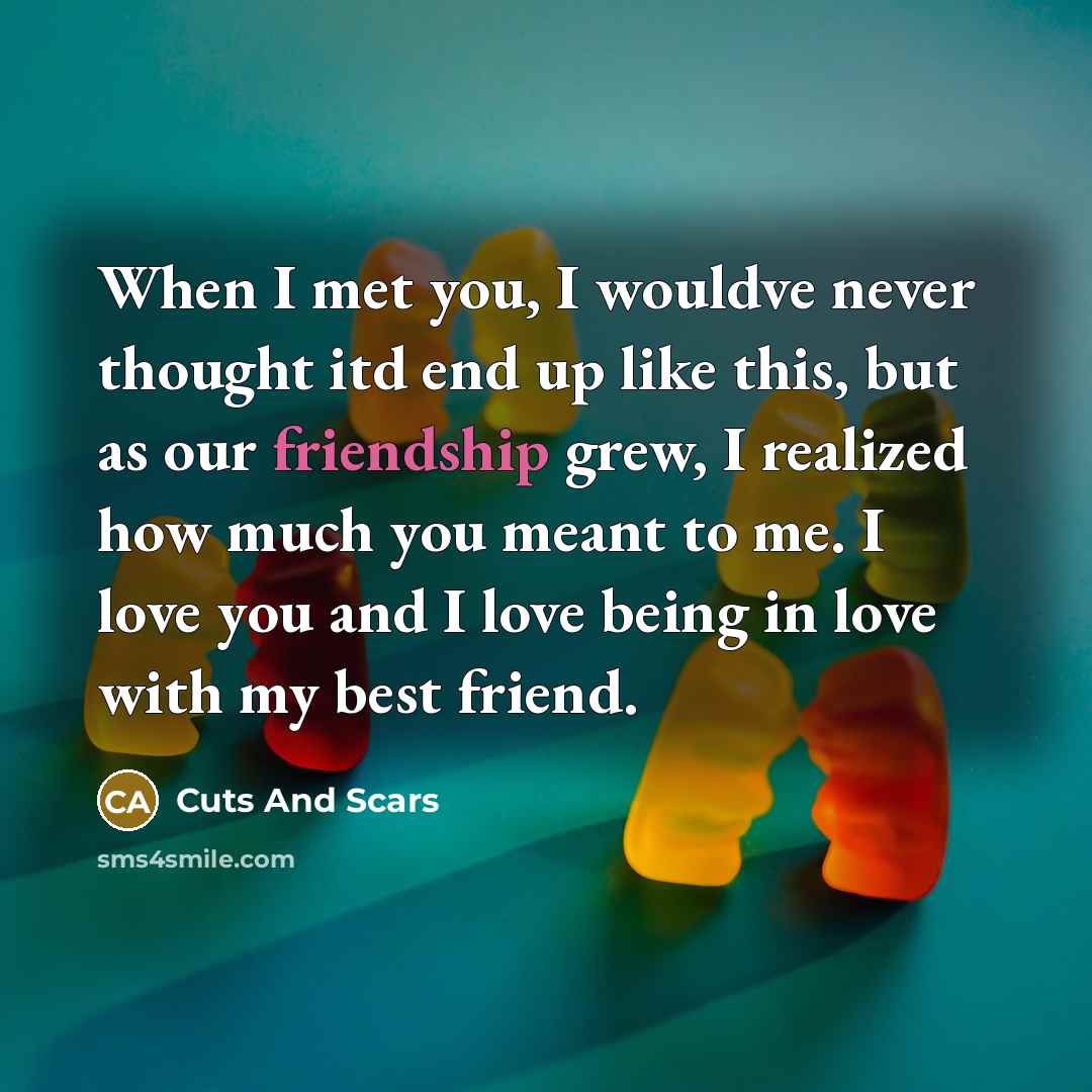 “When I met you, I wouldve never thought itd end…” quote by Cuts And Scars