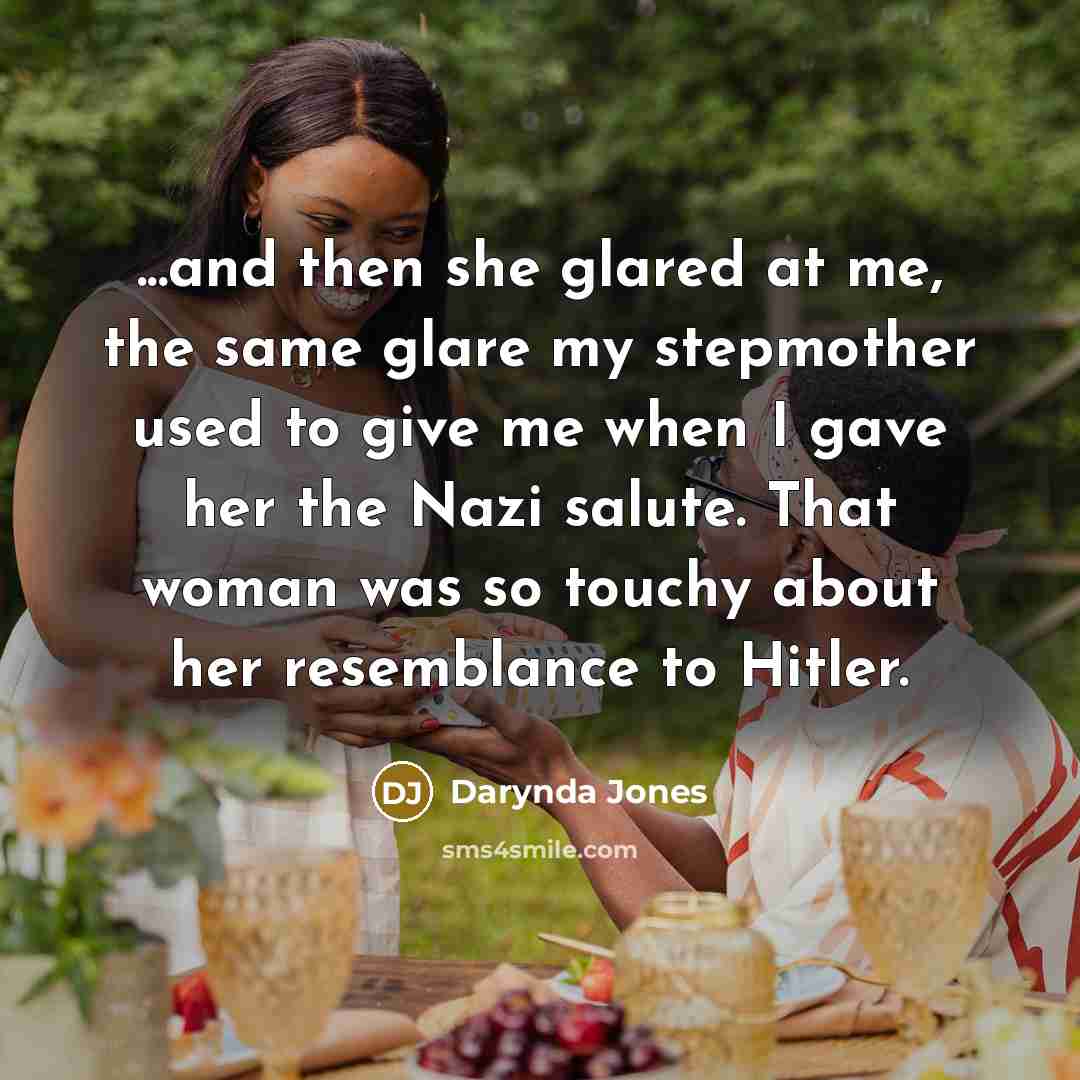 “...and then she glared at me, the same glare my…” quote by Darynda Jones
