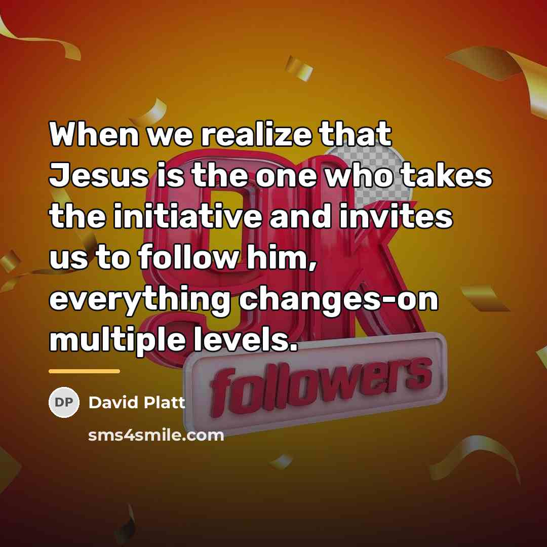 “When we realize that Jesus is the one who takes…” quote by David Platt
