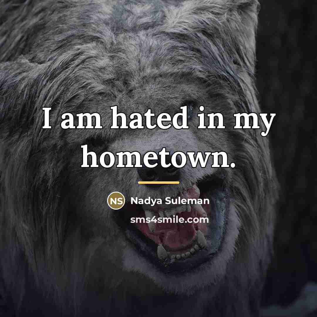 “I am hated in my hometown.…” quote by Nadya Suleman