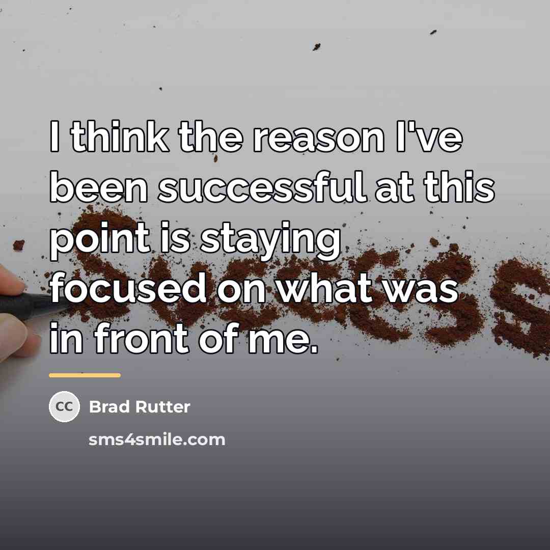 “I think the reason I've been successful at this point…” quote by Brad Rutter