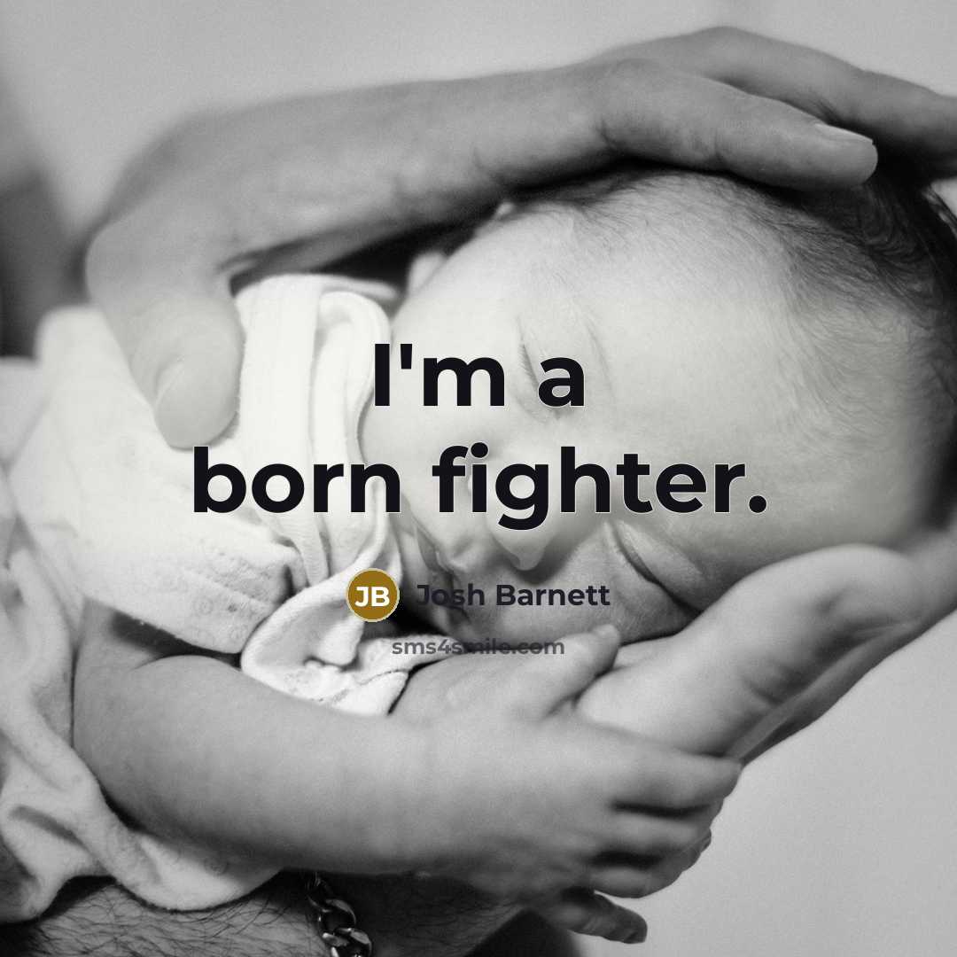 “I'm a born fighter.…” quote by Josh Barnett