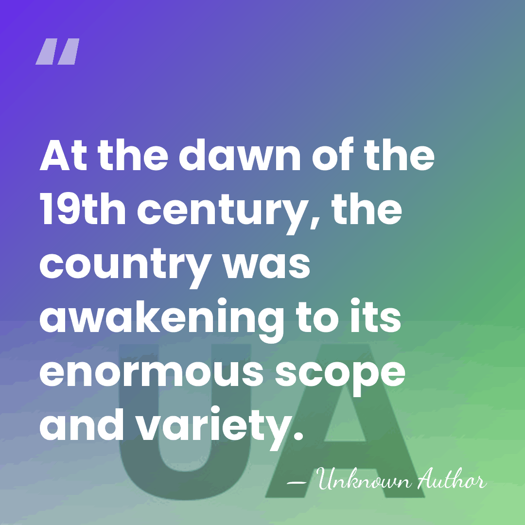 At the dawn of the 19th century, the country was awakening to&hellip; - David Lavender