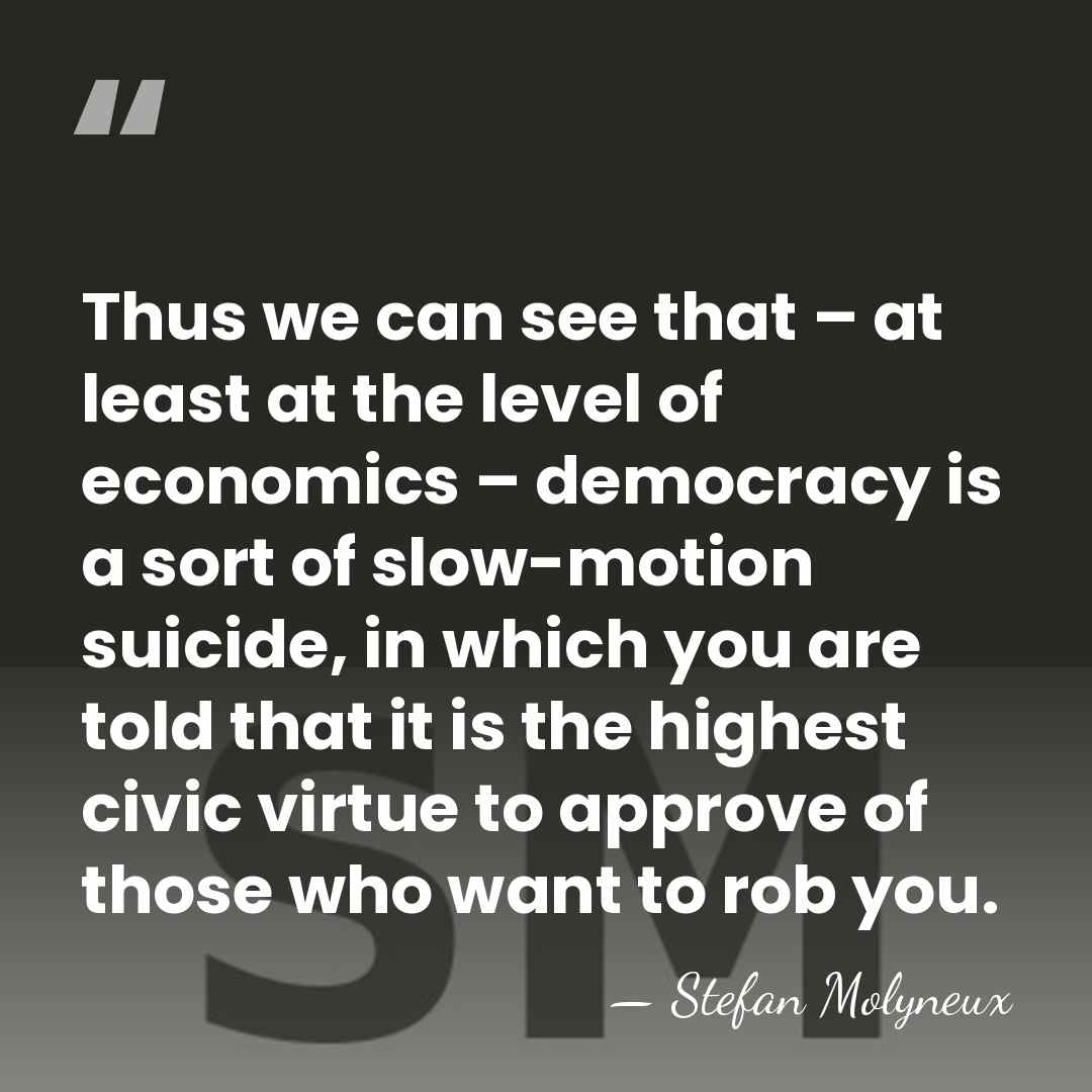 Thus we can see that – at least at the level of&hellip; - Stefan Molyneux