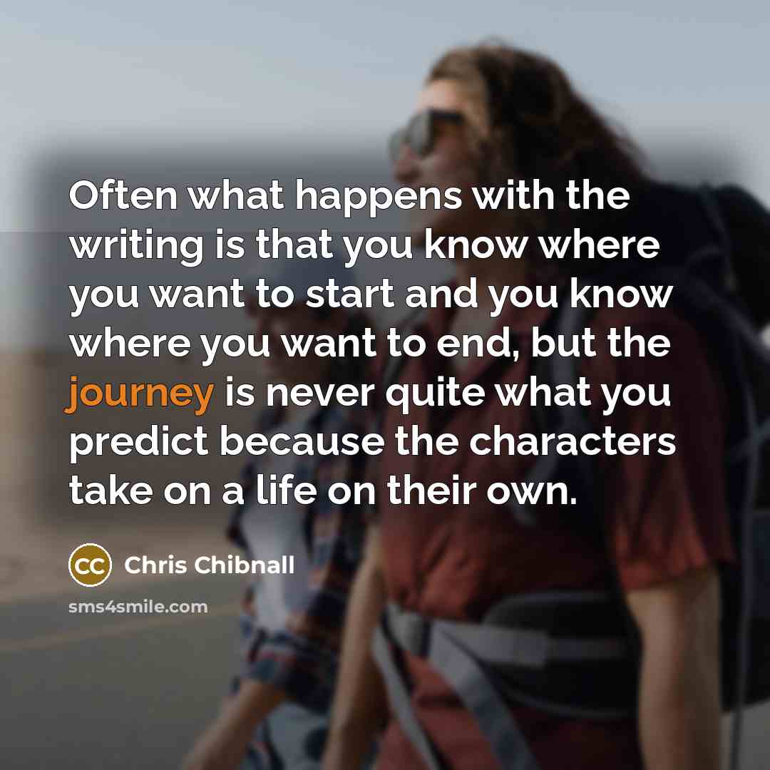 “Often what happens with the writing is that you know…” quote by Chris Chibnall