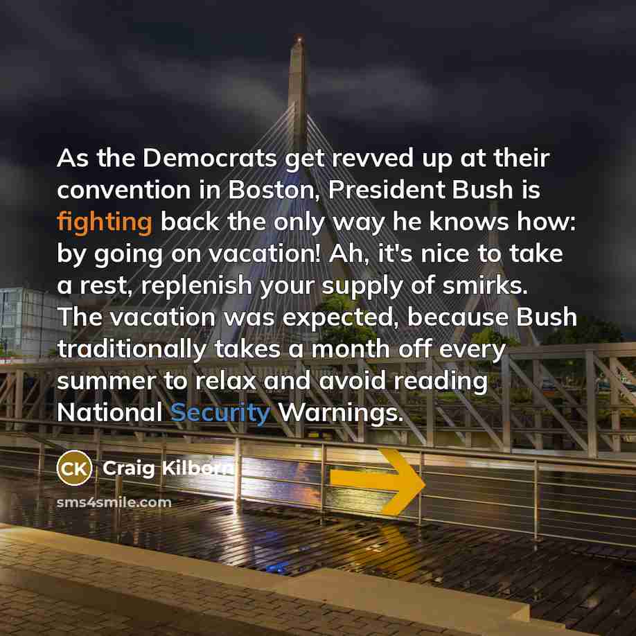 “As the Democrats get revved up at their convention in…” quote by Craig Kilborn