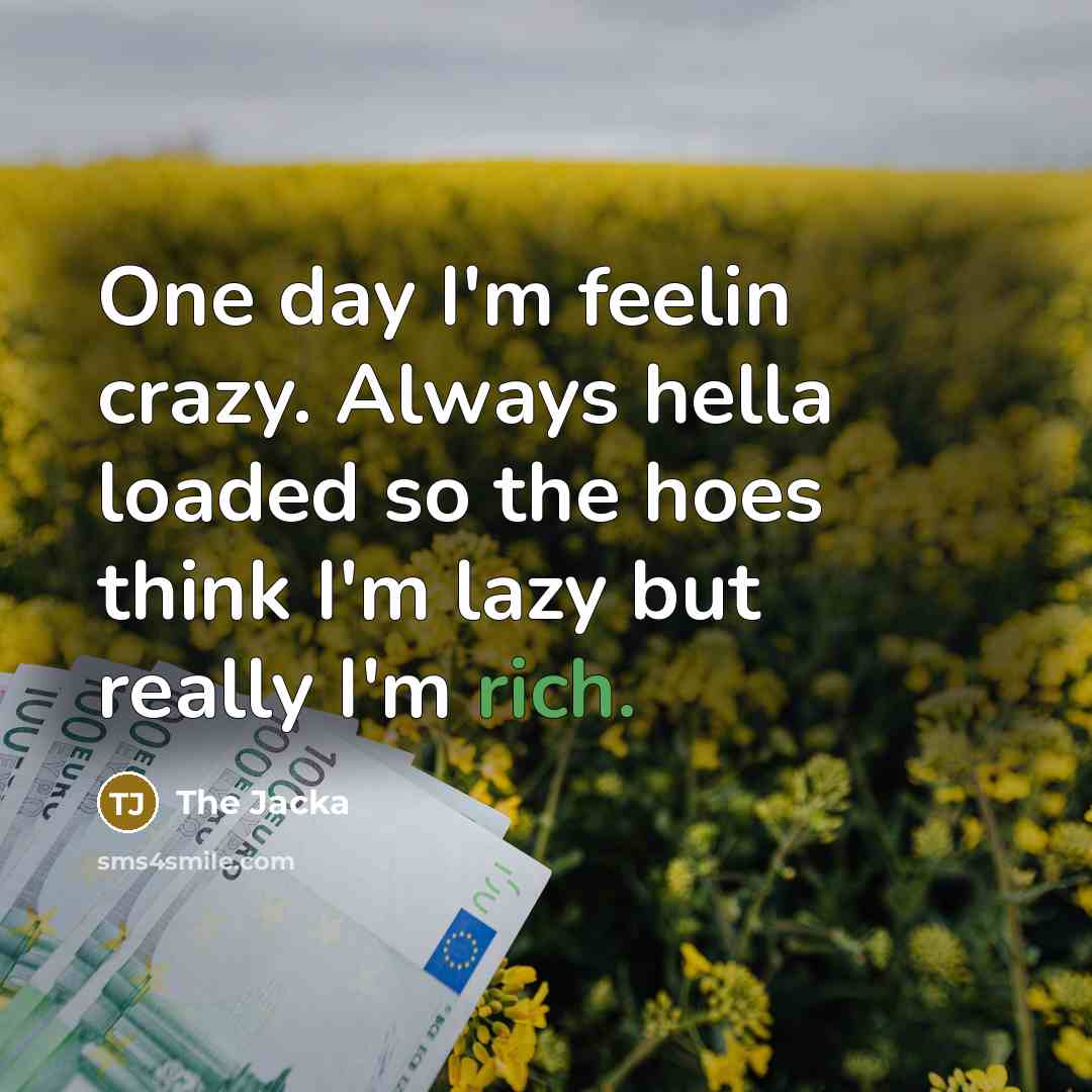 “One day I'm feelin crazy. Always hella loaded so the…” quote by The Jacka