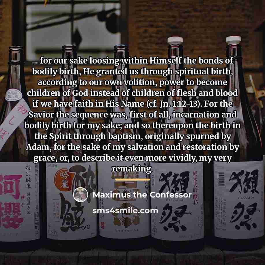 “... for our sake loosing within Himself the bonds of…” quote by Maximus the Confessor