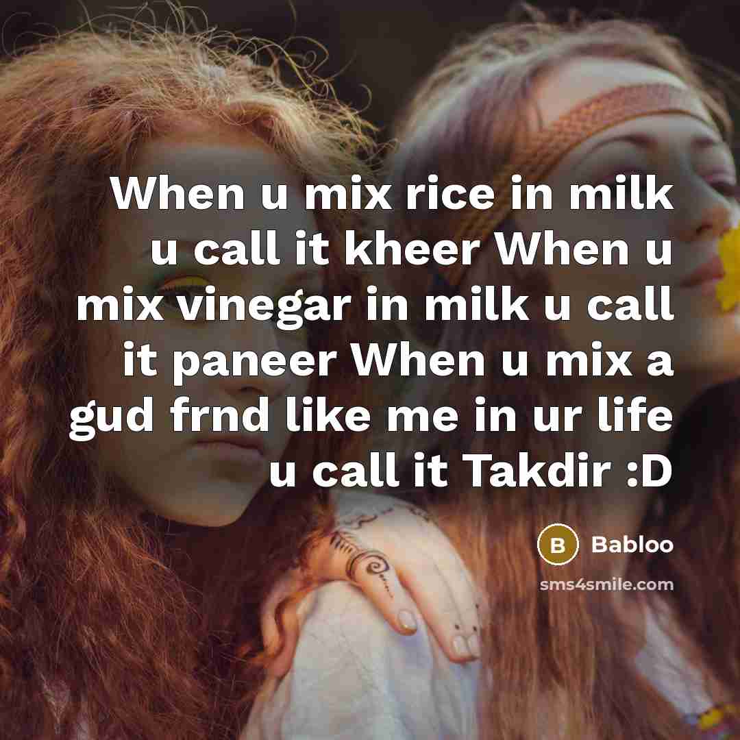 “When u mix rice in milk u call it kheer…” quote by Babloo