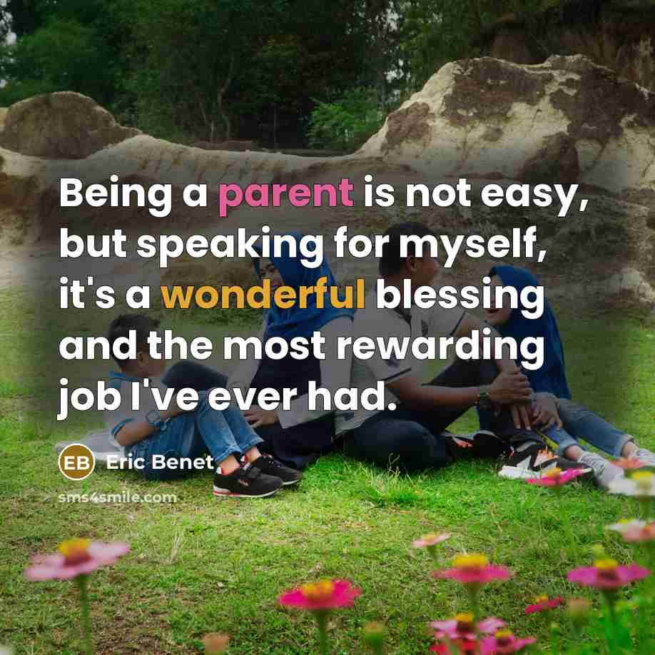 “Being a parent is not easy, but speaking for myself,…” quote by Eric Benet