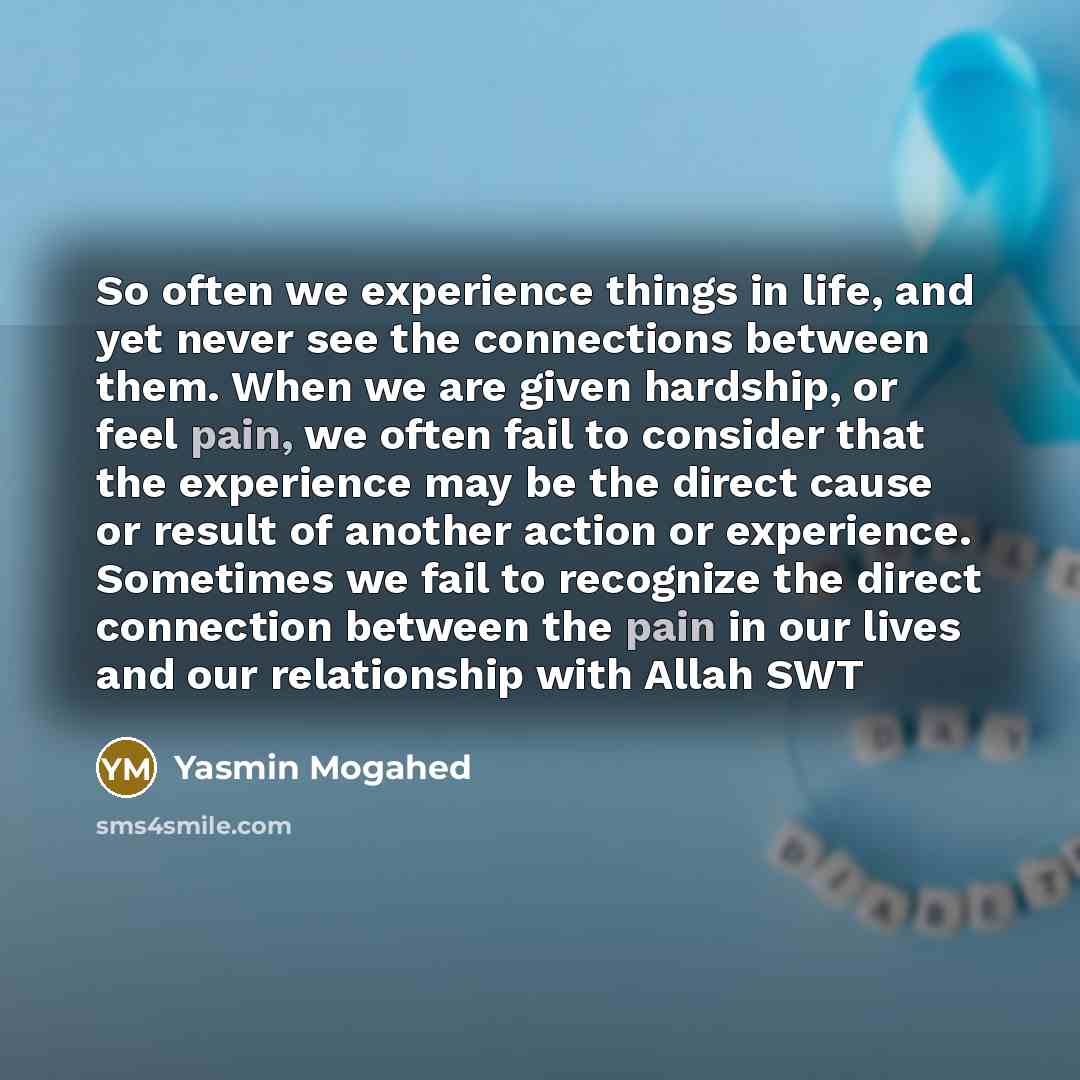 “So often we experience things in life, and yet never…” quote by Yasmin Mogahed