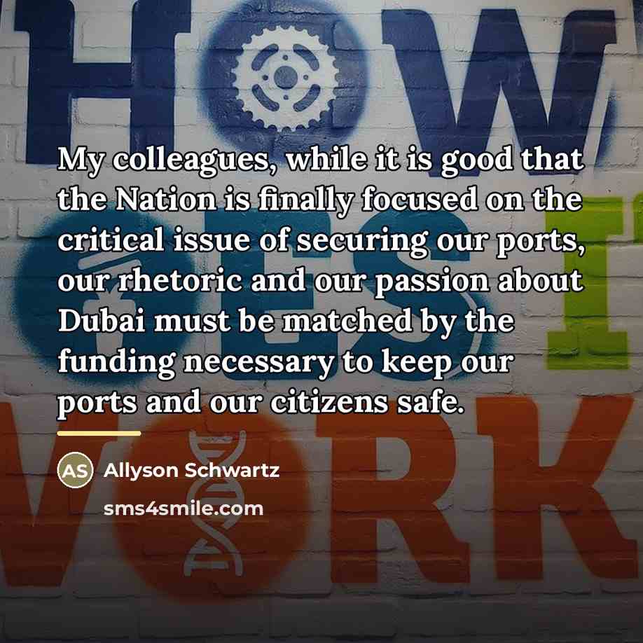 “My colleagues, while it is good that the Nation is…” quote by Allyson Schwartz