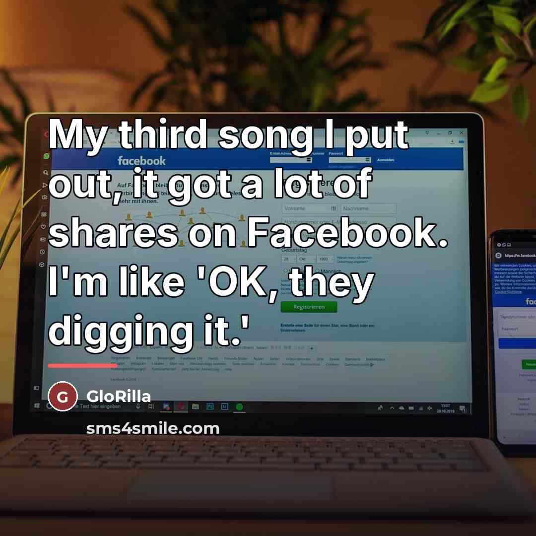 “My third song I put out, it got a lot…” quote by GloRilla