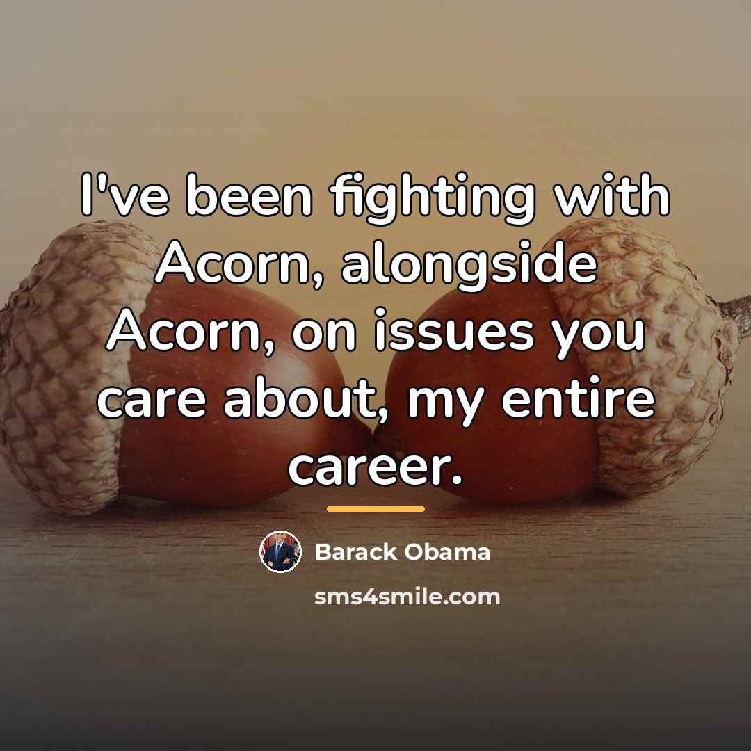 “I've been fighting with Acorn, alongside Acorn, on issues you…” quote by Barack Obama