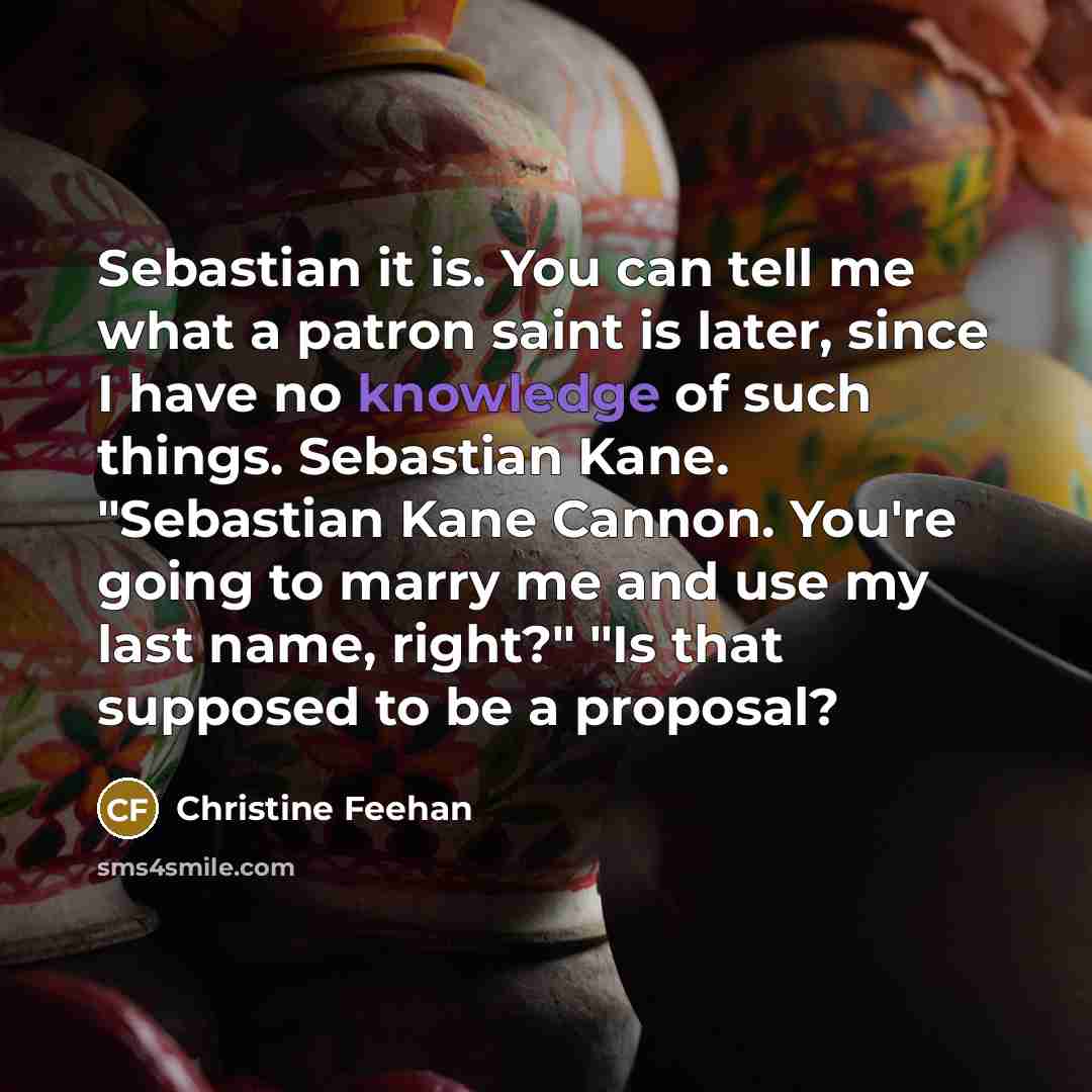 “Sebastian it is. You can tell me what a patron…” quote by Christine Feehan