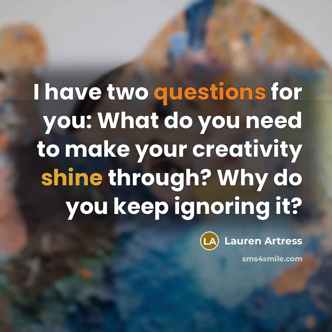 “I have two questions for you: What do you need…” quote by Lauren Artress