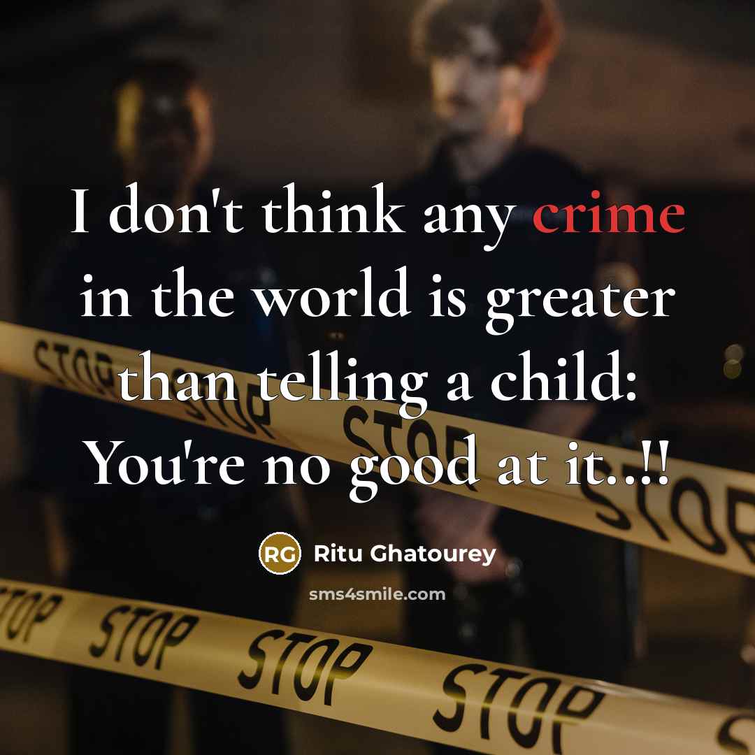 “I don't think any crime in the world is greater…” quote by Ritu Ghatourey