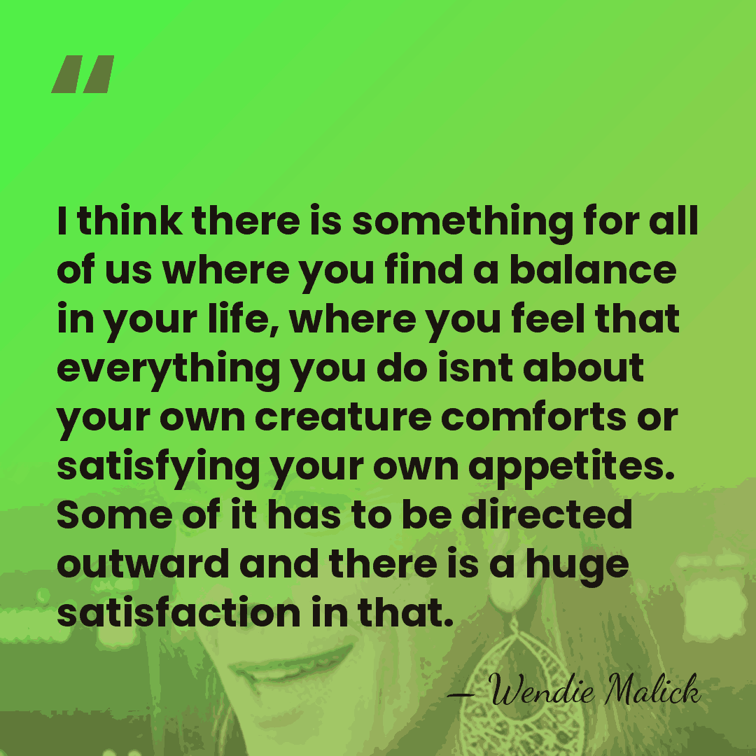 I think there is something for all of us where you find&hellip; - Wendie Malick